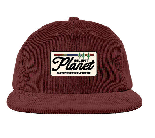Deep Red Corduroy Hat